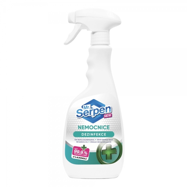 Mr. Serpen dezinfekcia plôch a povrchov v nemocniciach 500 ml