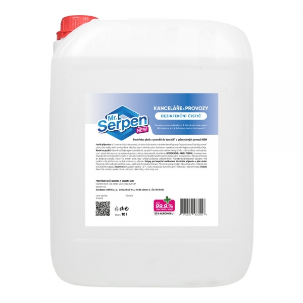 Mr. Serpen Dezinfekcia plôch a povrchov do kancelárií a prevádzok10l
