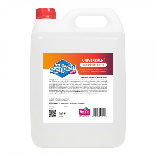 Mr. Serpen Čistiaca dezinfekcia povrchov 5 l